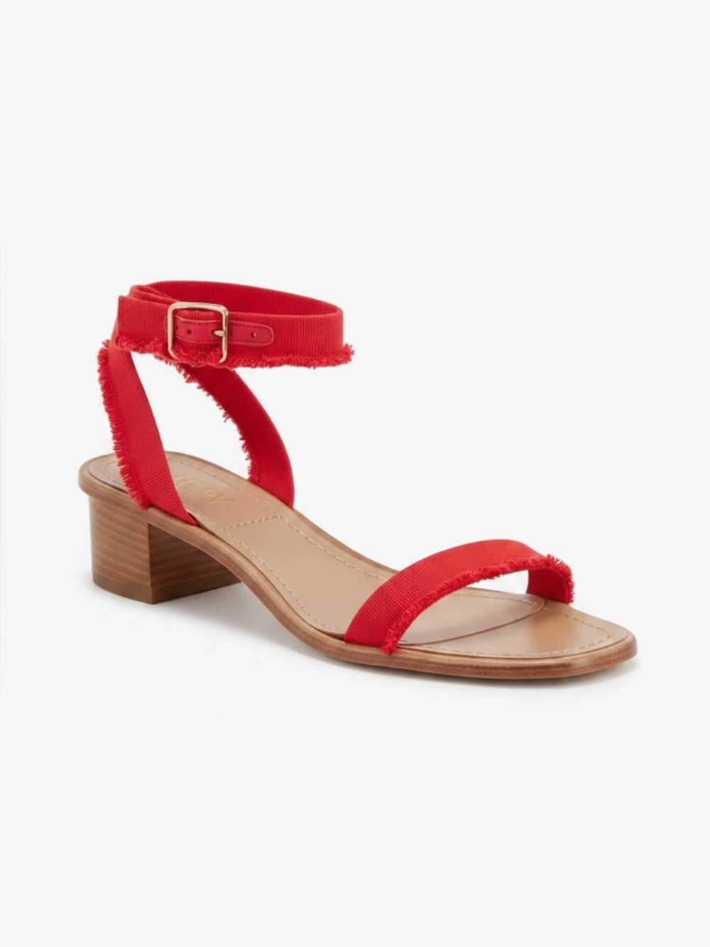 J.Crew Fringed Grosgrain Ribbon Block Heel Sandals – Size 7.5 Made in Italy
